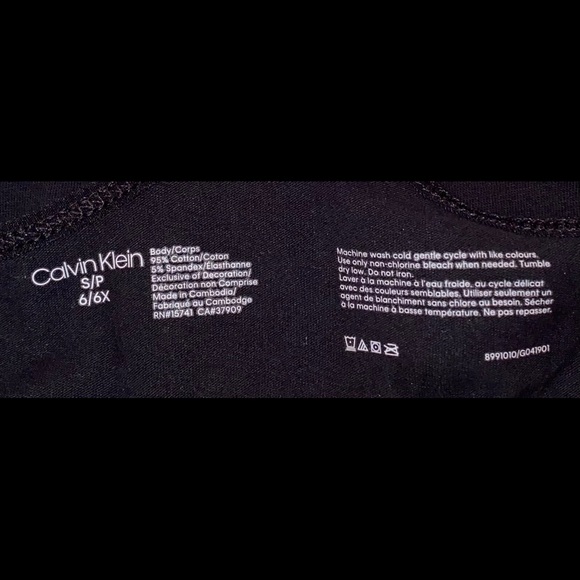 TWO CALVIN KLEIN TOPS SIZE 6x YOUTH. - Picture 4 of 4